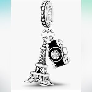 Effiel tower charm in sterling silver for your Pandora bracelet
